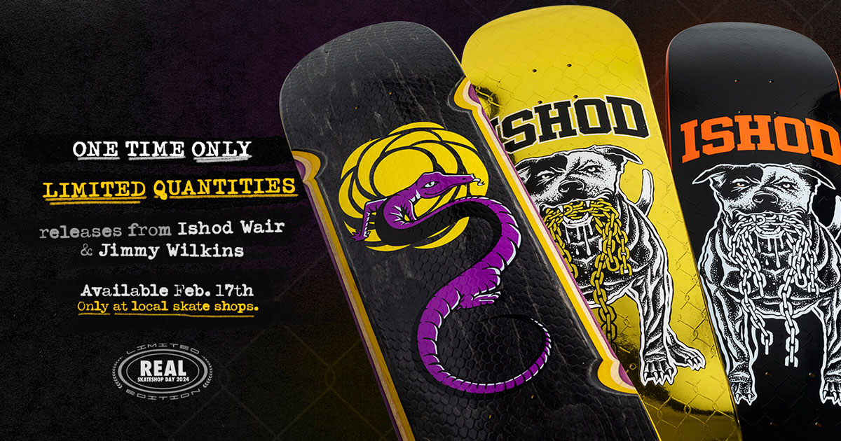 Limited edition releases from Ishod Wair & Jimmy Wilkins for Skate 